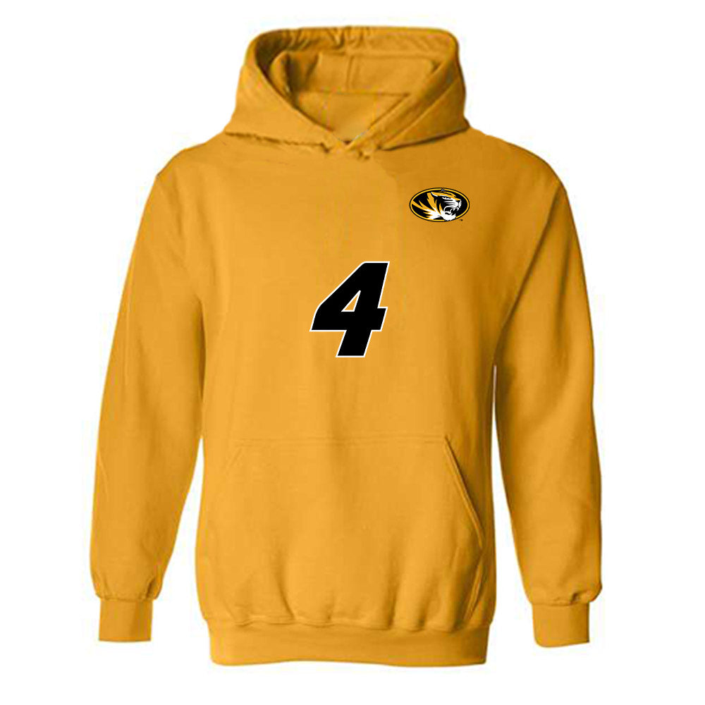 Missouri - NCAA Women's Volleyball : Ainoah Cruz - Replica Shersey Hooded Sweatshirt-0