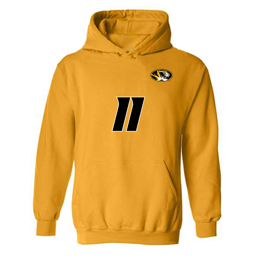 Missouri - NCAA Women's Volleyball : Eva Smith - Replica Shersey Hooded Sweatshirt-0