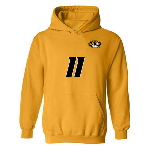 Missouri - NCAA Women's Volleyball : Eva Smith - Replica Shersey Hooded Sweatshirt-0