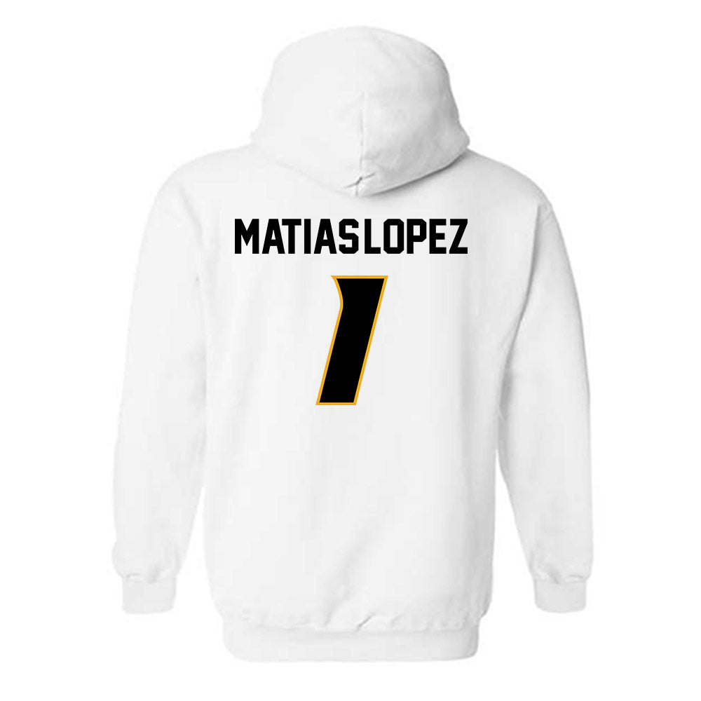 Missouri - NCAA Women's Volleyball : Zoey Matias-Lopez - Replica Shersey Hooded Sweatshirt-1