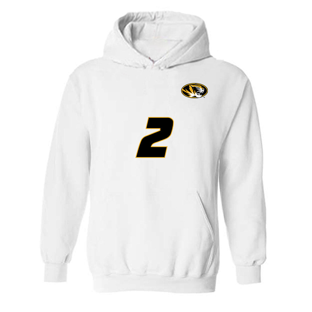 Missouri - NCAA Women's Volleyball : Sierra Dudley - Replica Shersey Hooded Sweatshirt-0
