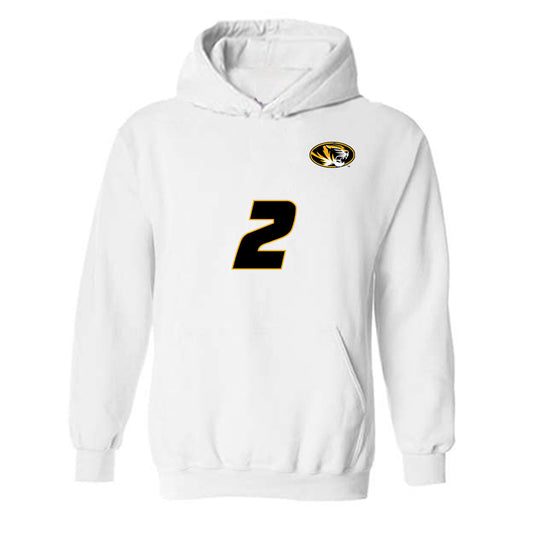 Missouri - NCAA Women's Volleyball : Sierra Dudley - Replica Shersey Hooded Sweatshirt-0
