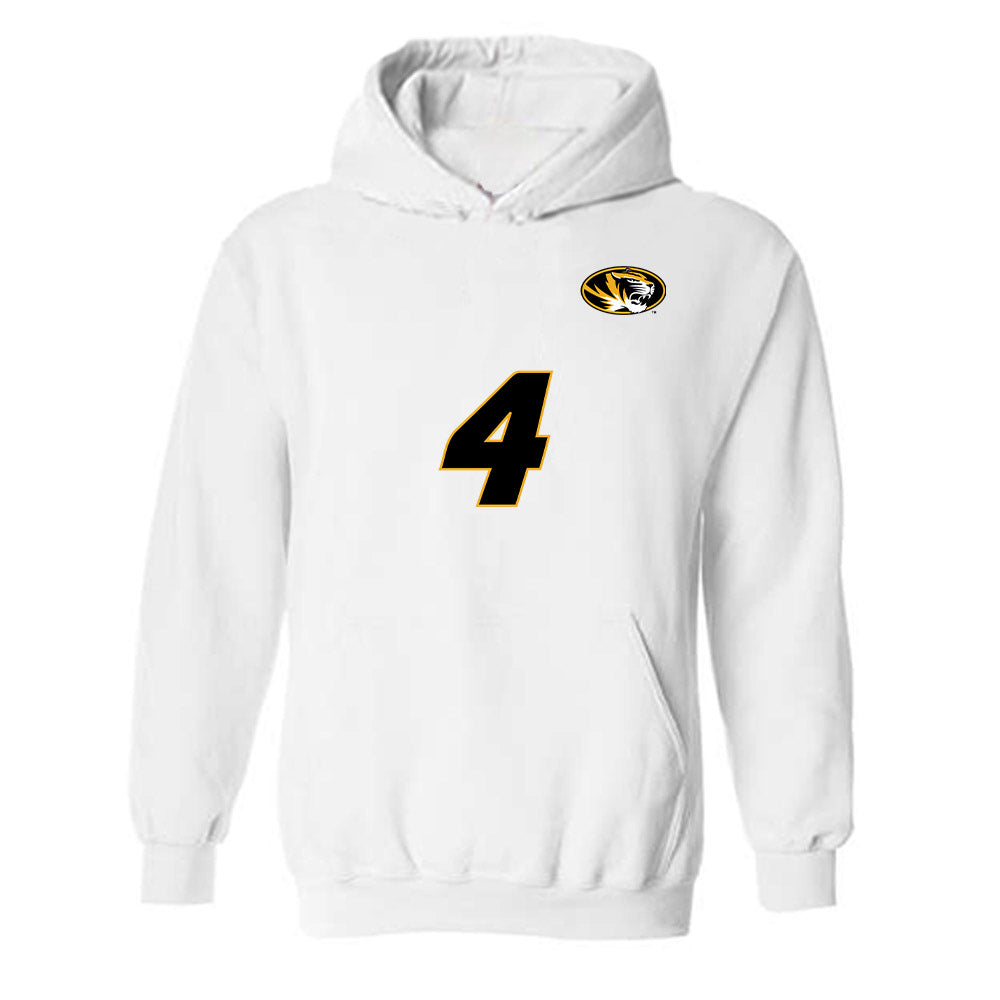 Missouri - NCAA Women's Volleyball : Ainoah Cruz - Replica Shersey Hooded Sweatshirt-0