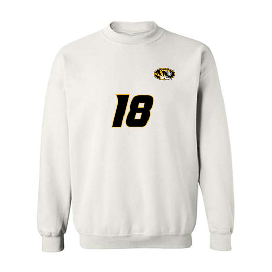 Missouri - NCAA Women's Volleyball : Claire Morrissey - Replica Shersey Crewneck Sweatshirt-0
