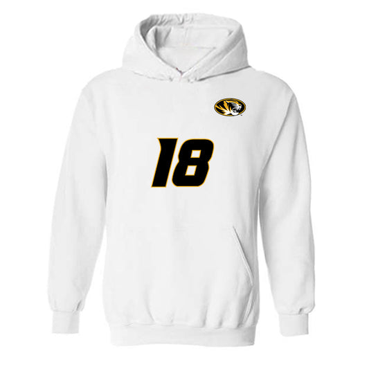 Missouri - NCAA Women's Volleyball : Claire Morrissey - Replica Shersey Hooded Sweatshirt-0
