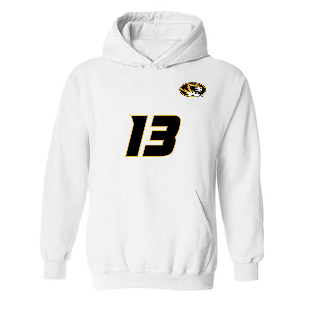 Missouri - NCAA Women's Volleyball : Piper Batie - Replica Shersey Hooded Sweatshirt-0