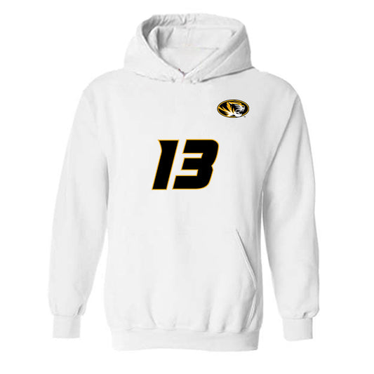 Missouri - NCAA Women's Volleyball : Piper Batie - Replica Shersey Hooded Sweatshirt-0