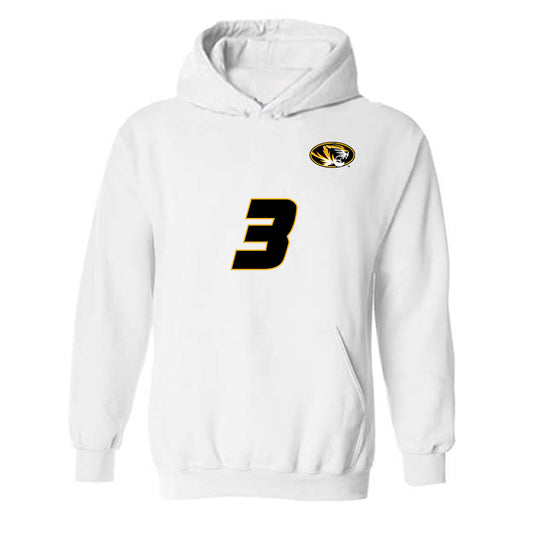 Missouri - NCAA Women's Volleyball : Maizy Agnello - Replica Shersey Hooded Sweatshirt-0
