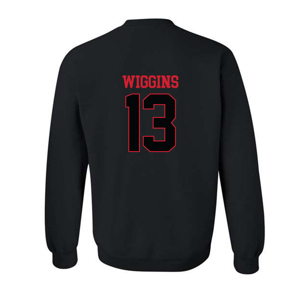 NC State - NCAA Baseball : Andrew Wiggins - Replica Shersey Crewneck Sweatshirt-1
