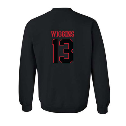 NC State - NCAA Baseball : Andrew Wiggins - Replica Shersey Crewneck Sweatshirt-1