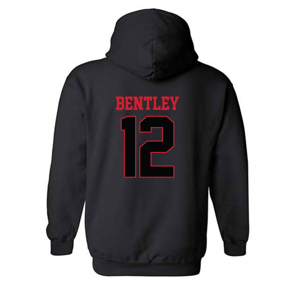 NC State - NCAA Baseball : Quinn Bentley - Replica Shersey Hooded Sweatshirt-1