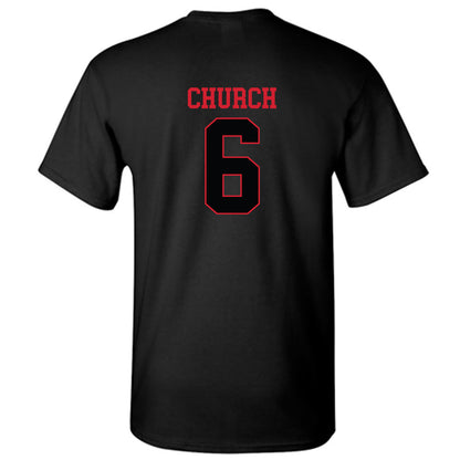 NC State - NCAA Baseball : Landon Church - Replica Shersey T-Shirt-1