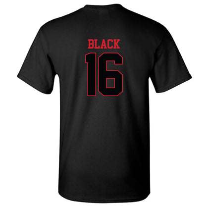 NC State - NCAA Baseball : Collins Black - Replica Shersey T-Shirt-1