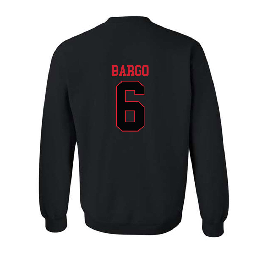 NC State - NCAA Baseball : Dalton Bargo - Replica Shersey Crewneck Sweatshirt-1