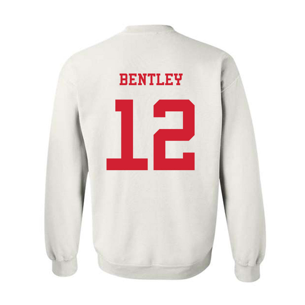 NC State - NCAA Baseball : Quinn Bentley - Replica Shersey Crewneck Sweatshirt-1