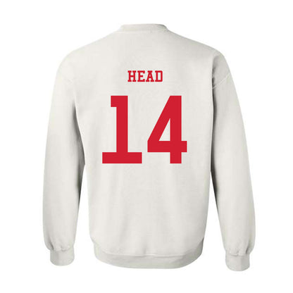 NC State - NCAA Baseball : Ty Head - Replica Shersey Crewneck Sweatshirt