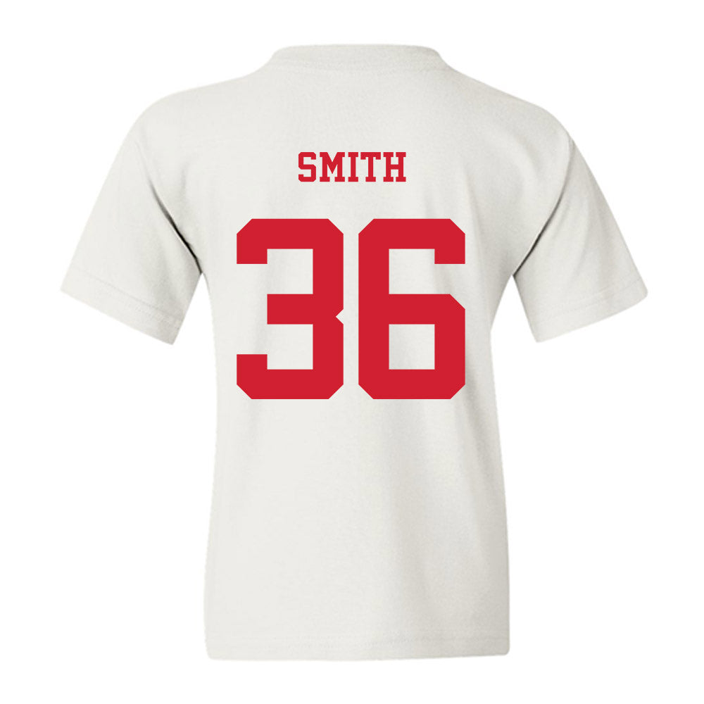 NC State - NCAA Baseball : Jacob Smith - Replica Shersey Youth T-Shirt-1