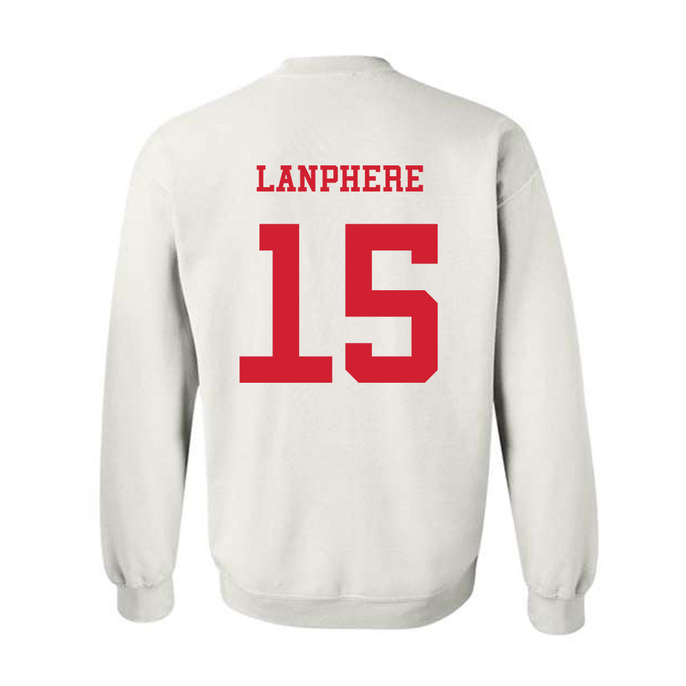 NC State - NCAA Baseball : Drew Lanphere - Replica Shersey Crewneck Sweatshirt-1