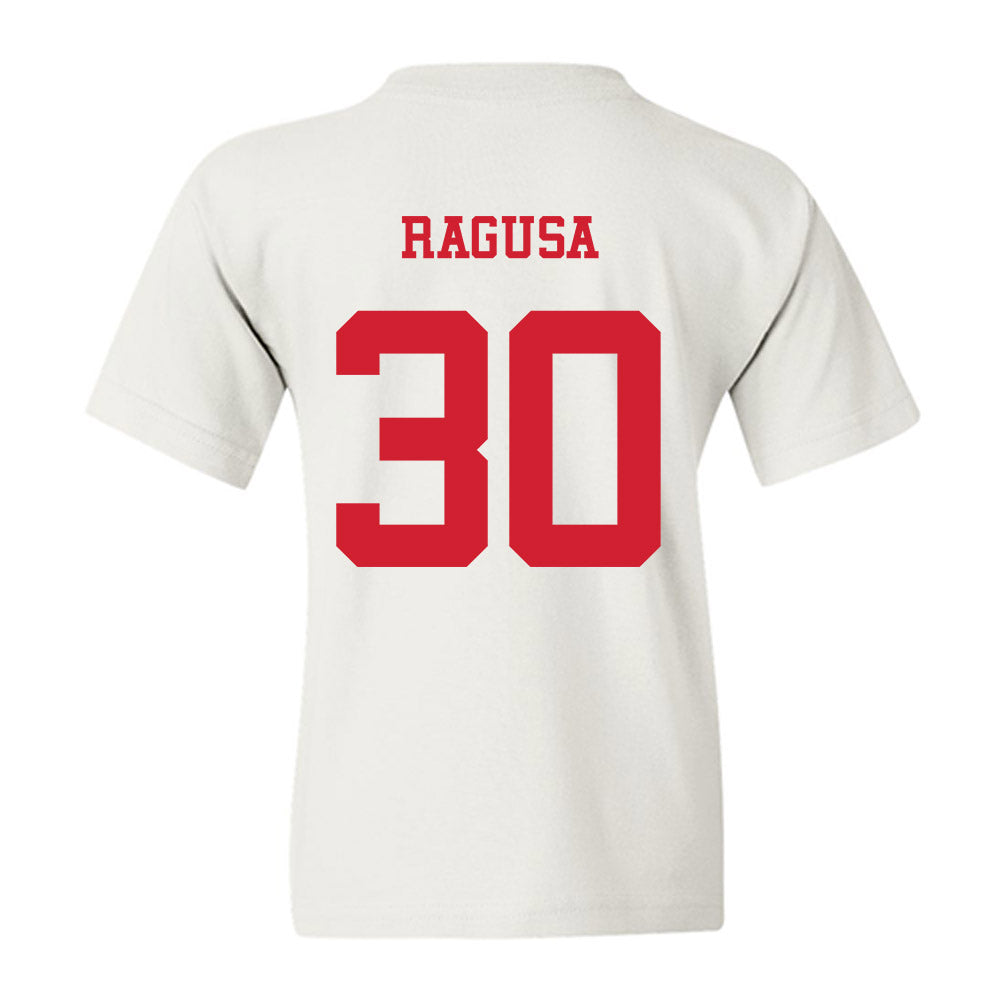 NC State - NCAA Baseball : Mikey Ragusa - Replica Shersey Youth T-Shirt-1