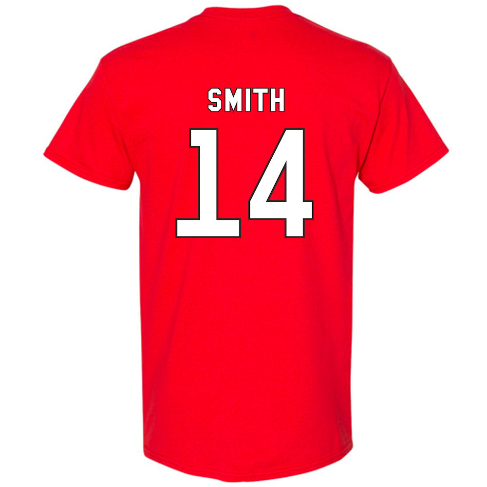NC State - NCAA Football : Jacob Smith - Replica Shersey T-Shirt-1