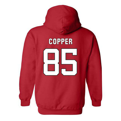 NC State - NCAA Football : Tyreek Copper - Replica Shersey Hooded Sweatshirt-1
