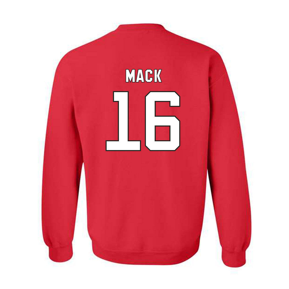 NC State - NCAA Football : King Mack - Replica Shersey Crewneck Sweatshirt-1