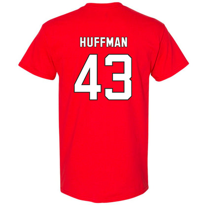 NC State - NCAA Football : Nathan Huffman - Replica Shersey T-Shirt-1