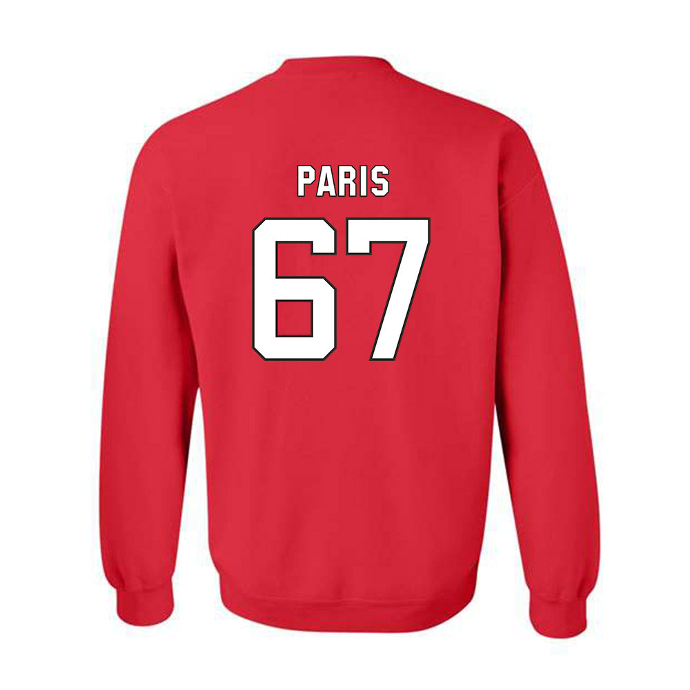 NC State - NCAA Football : Henri Paris - Replica Shersey Crewneck Sweatshirt-1
