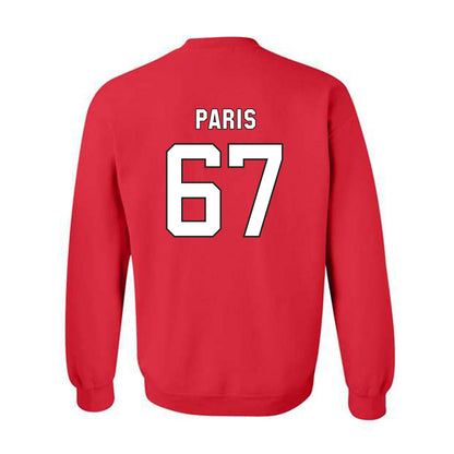 NC State - NCAA Football : Henri Paris - Replica Shersey Crewneck Sweatshirt-1
