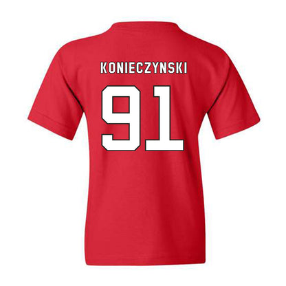 NC State - NCAA Football : Nick Konieczynski - Youth T-Shirt