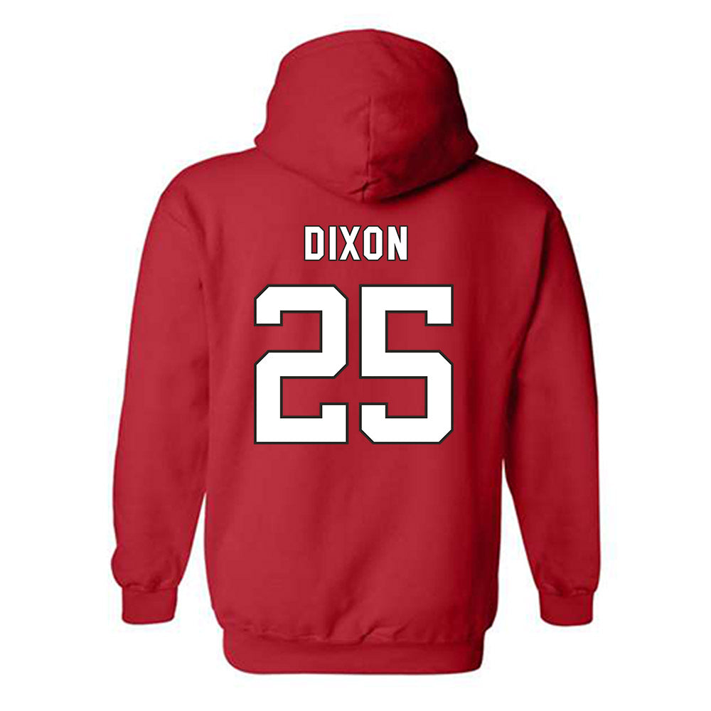 NC State - NCAA Football : Sterling Dixon - Replica Shersey Hooded Sweatshirt-1