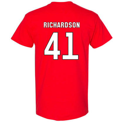 NC State - NCAA Football : AJ Richardson - Replica Shersey T-Shirt-1