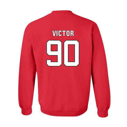 NC State - NCAA Football : Josiah Victor - Replica Shersey Crewneck Sweatshirt-1