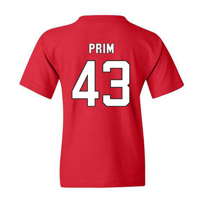 NC State - NCAA Football : AJ Prim - Replica Shersey Youth T-Shirt-1