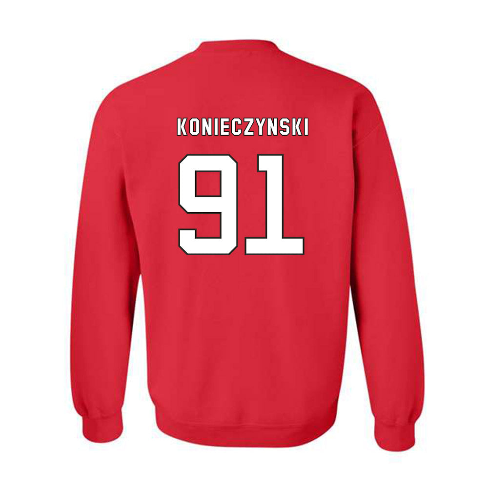 NC State - NCAA Football : Nick Konieczynski - Crewneck Sweatshirt