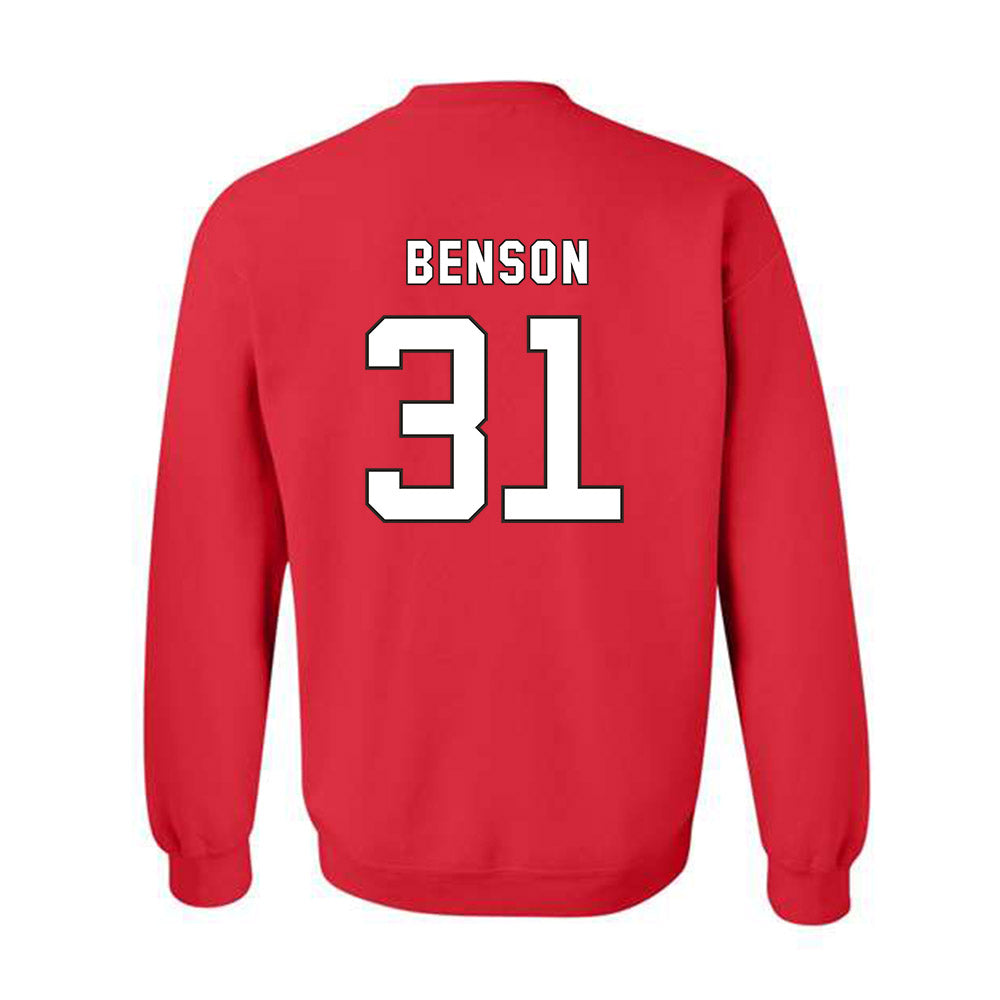 NC State - NCAA Football : Bailey Benson - Replica Shersey Crewneck Sweatshirt-1