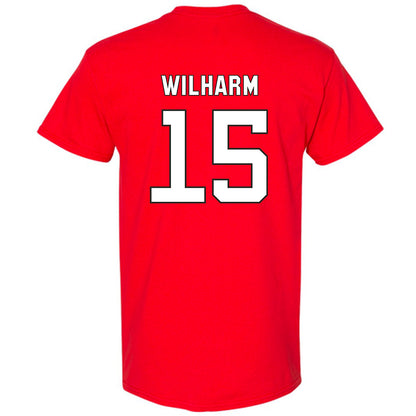 NC State - NCAA Football : Hudson Wilharm - Replica Shersey T-Shirt-1