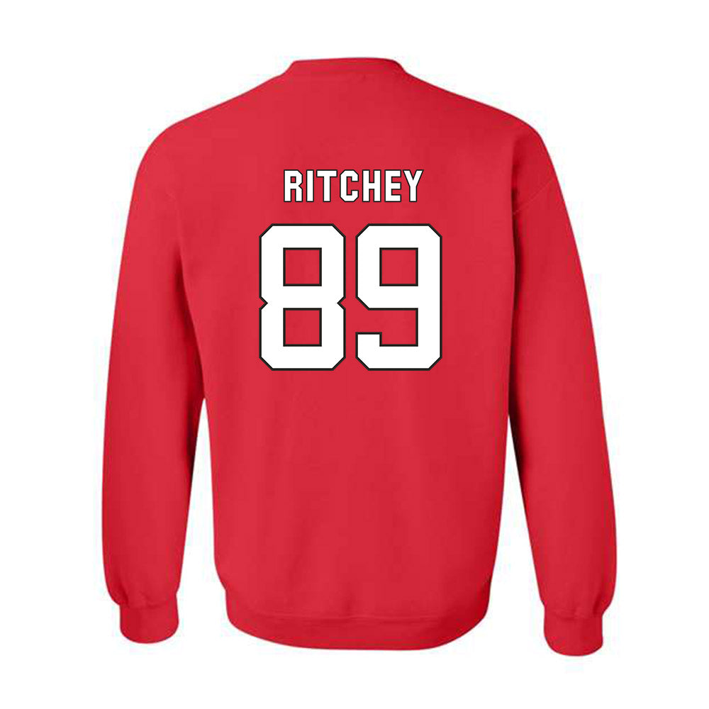 NC State - NCAA Football : Gus Ritchey - Replica Shersey Crewneck Sweatshirt-1