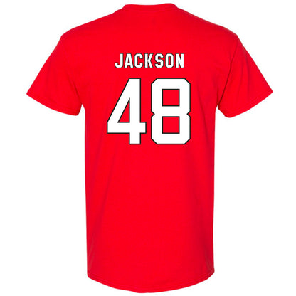 NC State - NCAA Football : Hunter Jackson - Replica Shersey T-Shirt-1