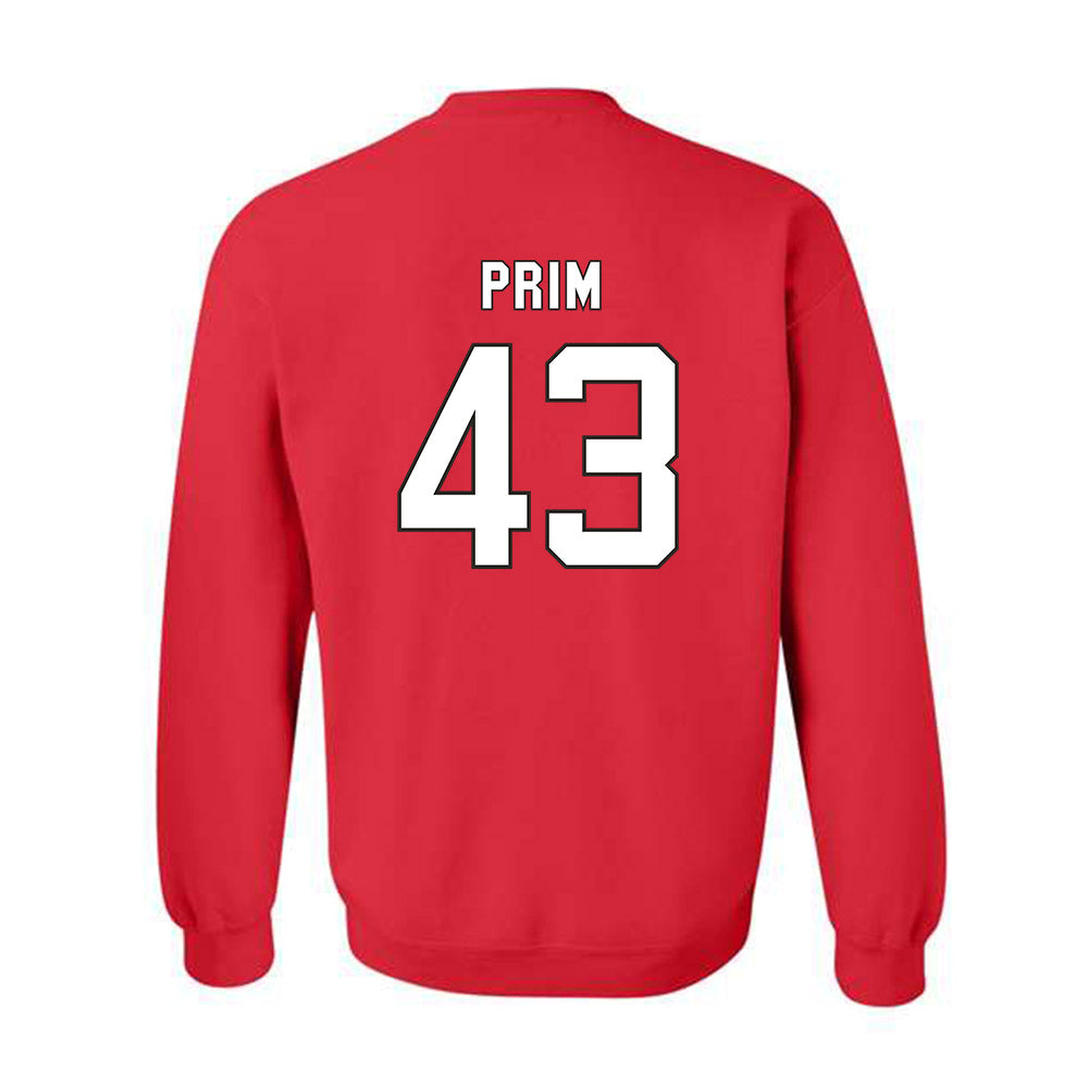 NC State - NCAA Football : AJ Prim - Replica Shersey Crewneck Sweatshirt-1