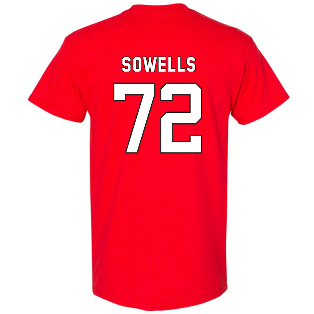 NC State - NCAA Football : Spike Sowells - Replica Shersey T-Shirt-1