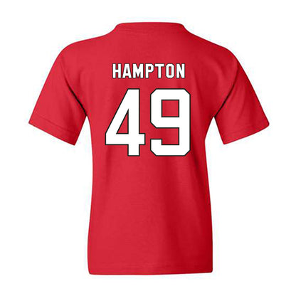 NC State - NCAA Football : Jailun Hampton - Replica Shersey Youth T-Shirt-1