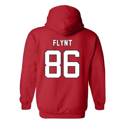 NC State - NCAA Football : Ian Flynt - Replica Shersey Hooded Sweatshirt-1