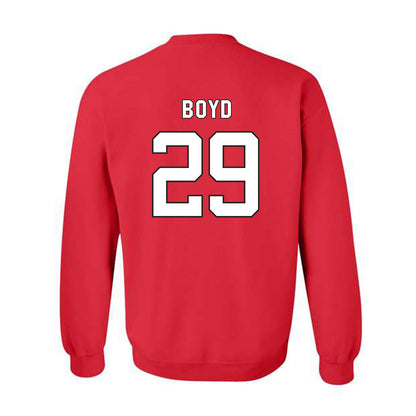 NC State - NCAA Football : RJ Boyd - Replica Shersey Crewneck Sweatshirt-1