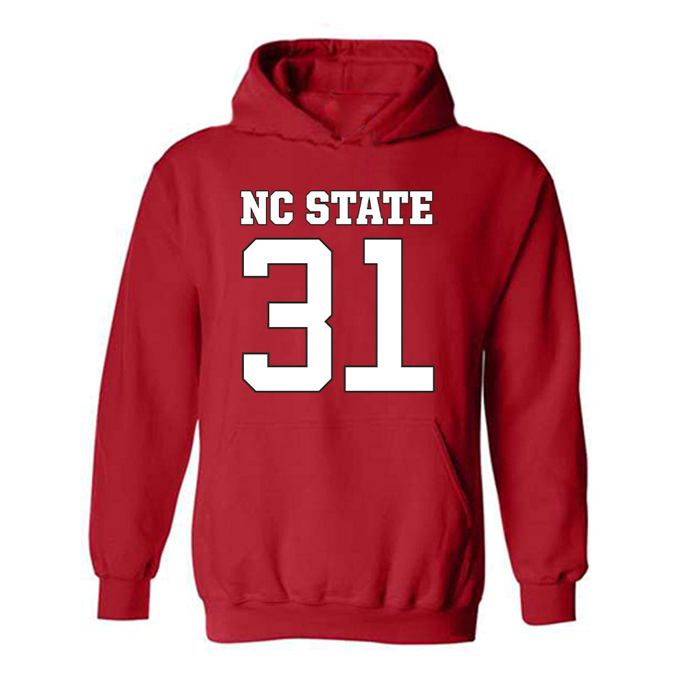 NC State - NCAA Football : Bailey Benson - Replica Shersey Hooded Sweatshirt-0
