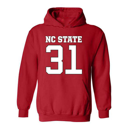 NC State - NCAA Football : Bailey Benson - Replica Shersey Hooded Sweatshirt-0