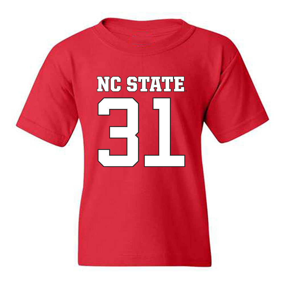 NC State - NCAA Football : Bailey Benson - Replica Shersey Youth T-Shirt-0