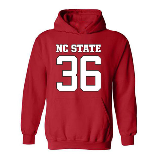 NC State - NCAA Football : Tristen Hill - Replica Shersey Hooded Sweatshirt-0