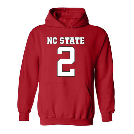 NC State - NCAA Football : Ronnie Royal - Replica Shersey Hooded Sweatshirt-0