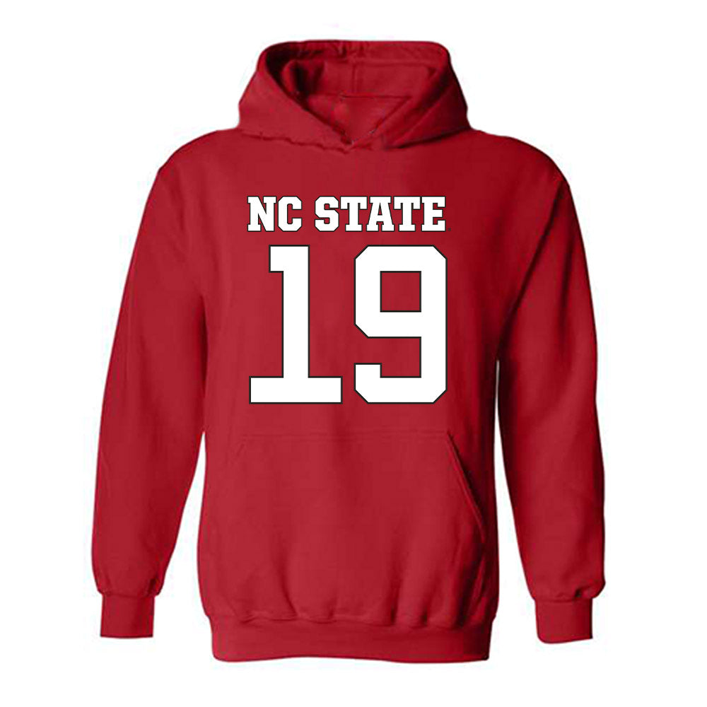 NC State - NCAA Football : DaKaari Nelson - Replica Shersey Hooded Sweatshirt-0